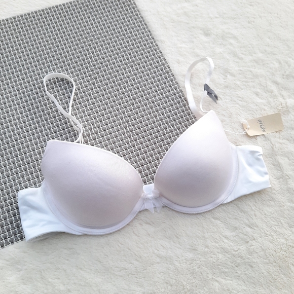 Aerie Ella Gel Padded Pushup Bra 32B White NEW American Eagle - Picture 2 of 12